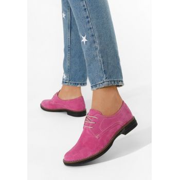 Pantofi derby piele Otivera V2 fucsia