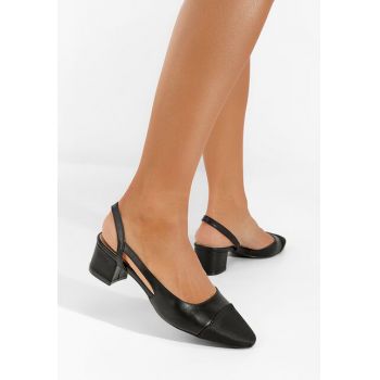 Pantofi slingback Varese negri de firma originali