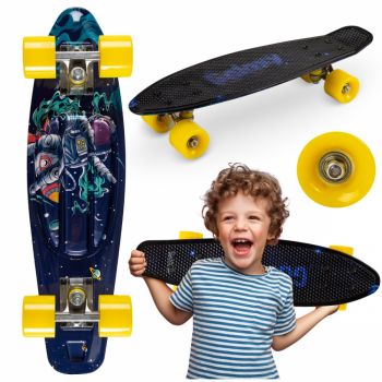 Skateboard copii Qkids Galaxy Spaceman ieftin