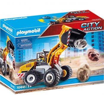 Jucarie Playmobil City Action, Incarcator frontal, 70445, Multicolor ieftin