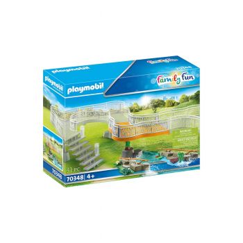 Jucarie Playmobil Family Platforma pentru vederea gradinii zoo 70348, Multicolor ieftin