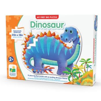 Jucarie Primul meu puzzle de podea-Dinozaur, The Learning Journey, Multicolor