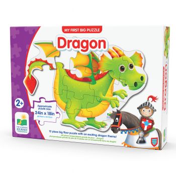 Jucarie Primul meu puzzle de podea-Dragon, The Learning Journey, Multicolor