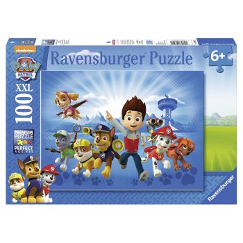 Jucarie Puzzle Ravensburger, Patrula Catelusilor, 100 piese, Multicolor