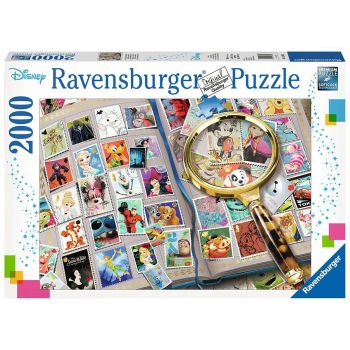 Jucarie Puzzle Ravensburger, Timbre Disney, 2000 piese, Multicolor de firma original
