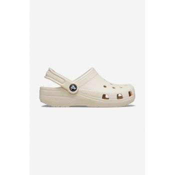 Crocs slapi Classic culoarea bej