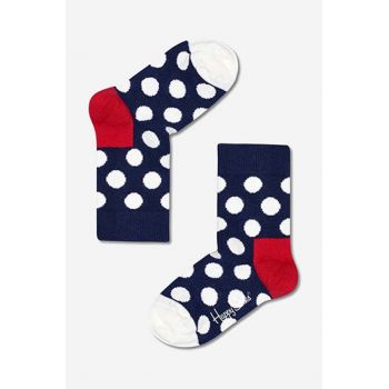 Happy Socks sosete copii Big Dot Sock culoarea albastru marin