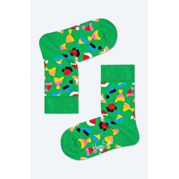 Happy Socks sosete copii Winter Hat culoarea verde, Skarpetki Happy Socks KSAH01-7300