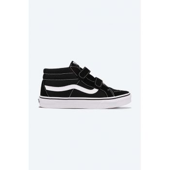 Vans tenisi SK8-Mid Reissue femei, culoarea negru