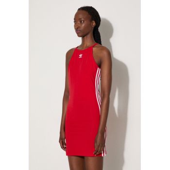 adidas Originals rochie culoarea negru, mini, mulata IB7402-BETSCA