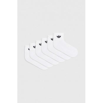 adidas Originals șosete 6-pack culoarea alb IJ5627