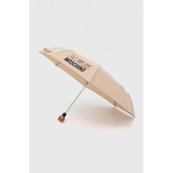 Moschino umbrela culoarea bej