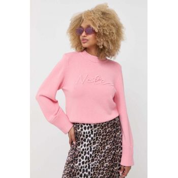 Notes du Nord pulover femei, culoarea roz de firma original