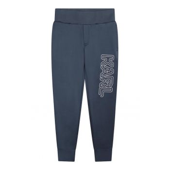 Pantaloni sport cu imprimeu logo