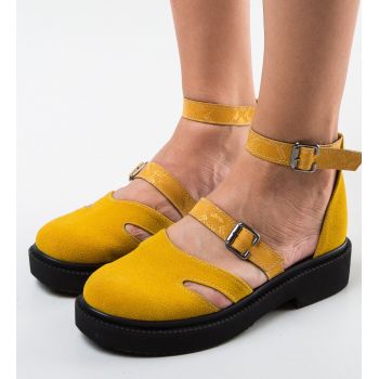 Pantofi Casual Nitrat Galbeni