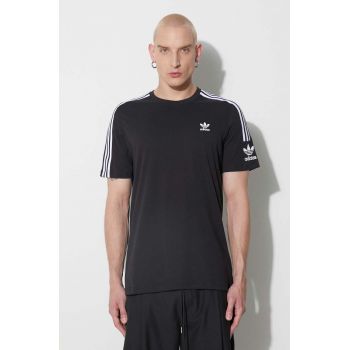 adidas Originals tricou din bumbac culoarea negru, cu imprimeu IA6344-BLACK
