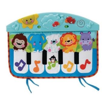 Covoras muzical pian pentru patut de bebe