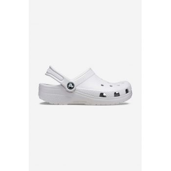 Crocs slapi copii Classic Kids Clog culoarea gri