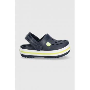 Crocs slapi copii Crocband Clog culoarea albastru marin