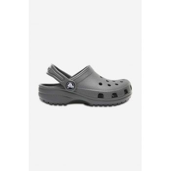 Crocs slapi copii culoarea gri ieftini