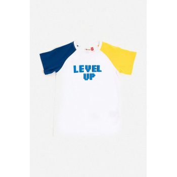 Lego tricou copii culoarea alb, modelator, Koszulka Lego Wear Lwtinus 302 T-shirt SS 11010440 100