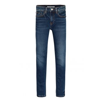 Blugi skinny cu talie medie