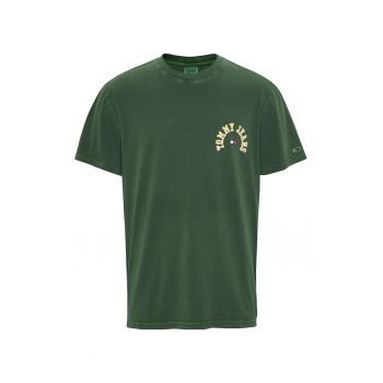Tricou de bumbac organic cu imprimeu logo