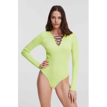Karl Lagerfeld body culoarea verde, light