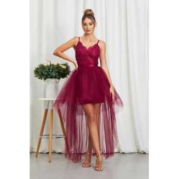 Rochie Delice Bordo ieftina