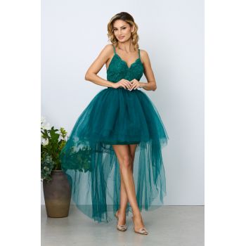 Rochie Delice Verde ieftina la reducere