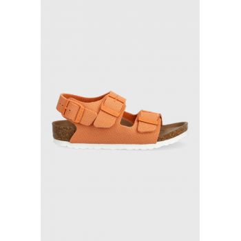 Birkenstock sandale copii culoarea portocaliu ieftine