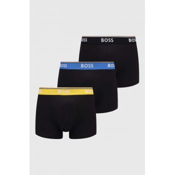 BOSS boxeri 3-pack barbati, culoarea negru