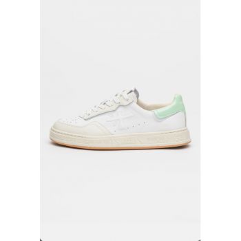 Pantofi sport din piele cu insertii lacuite Quinnd