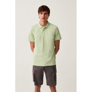 Tricou polo cu model uni
