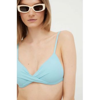 Answear Lab sutien de baie culoarea turcoaz, cupa usor rigidizata de firma original