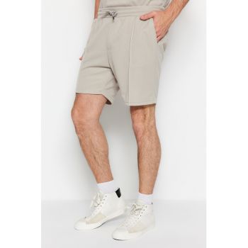 Bermude regular fit cu snur de ajustare