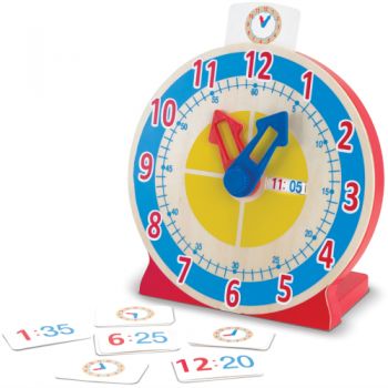 Ceas Educativ din Lemn Melissa & Doug