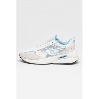 Pantofi sport cu garnituri de piele intoarsa ecologica Serendipity