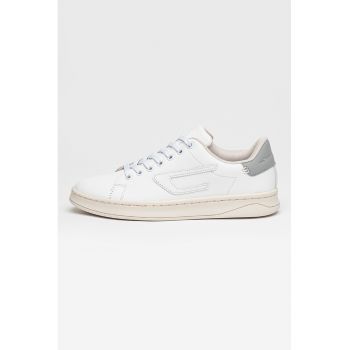 Pantofi sport low-cut de piele si piele ecologica Athene