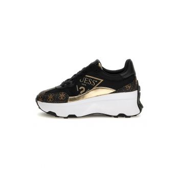 Pantofi sport wedge cu imprimeu logo Calebb