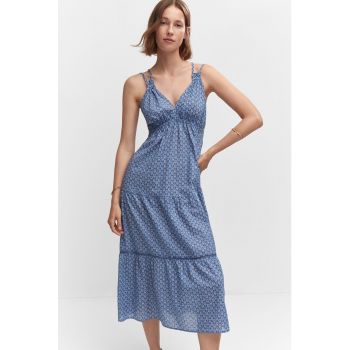 Rochie midi evazata Luna