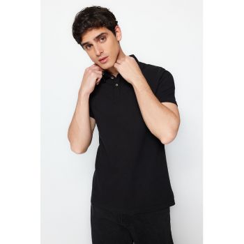 Tricou polo regular fit din bumbac