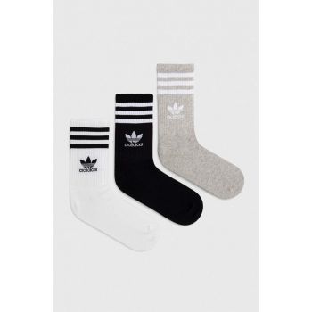 adidas Originals șosete 3-pack culoarea alb IL5023