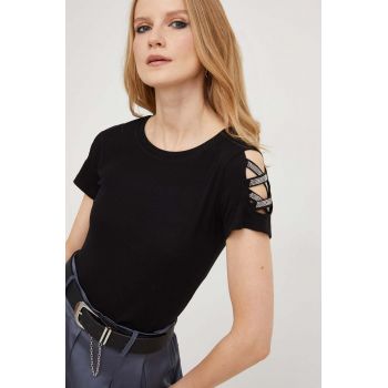 Answear Lab tricou femei, culoarea negru