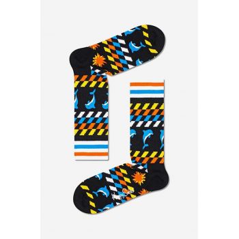 Happy Socks sosete culoarea negru ieftine