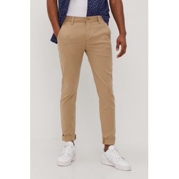 Levi's Pantaloni bărbați, culoarea bej