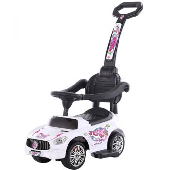 Masinuta de Impins Chipolino Unicorn White cu Maner