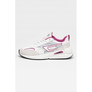 Pantofi sport cu garnituri de piele intoarsa ecologica Serendipity