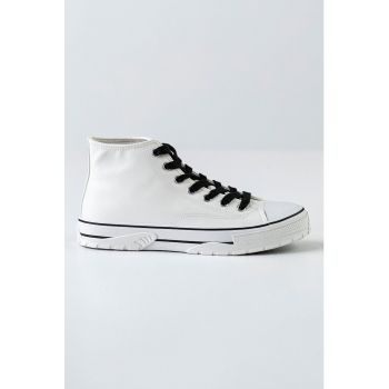 Pantofi sport inalti de piele ecologica
