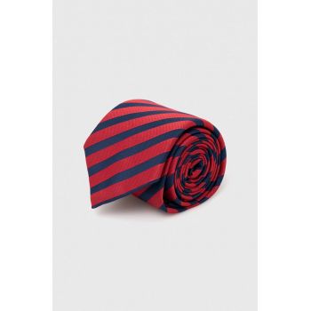 BOSS cravata culoarea rosu ieftina